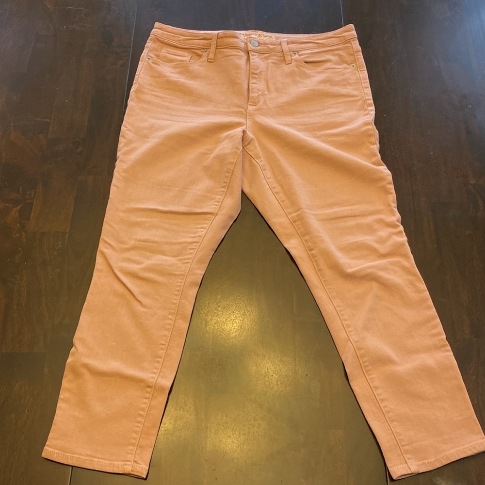 Universal Thread Pink High-Rise Skinny Crop Jeans - Size 12S  (31) 💗 - Picture 6 of 11